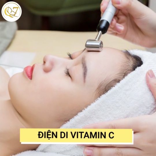 Điện di vitamin C trắng sáng